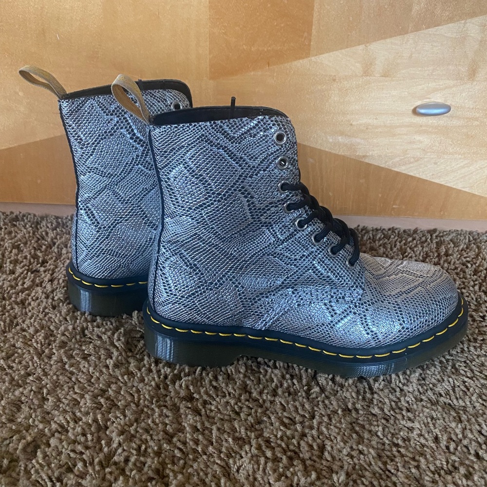 Snake Print Doc Martens